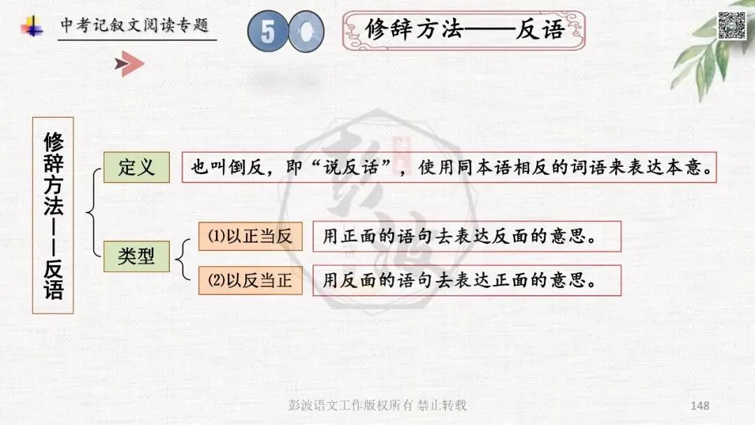 【中考专项复习课件】记叙文阅读-思维导图(全)帮助学生自主复习 第152张