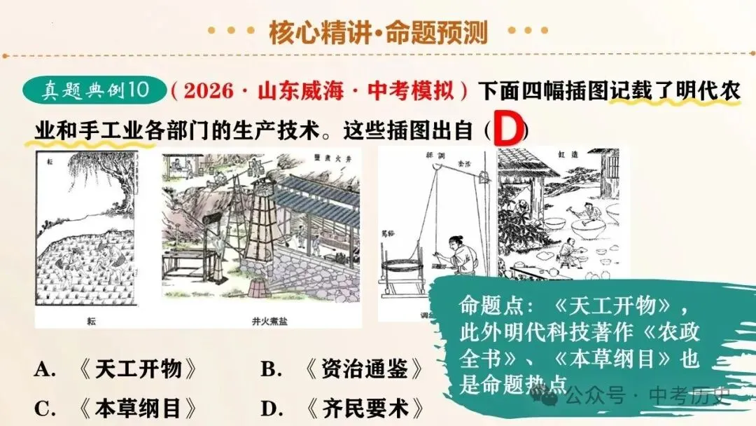 2026年中考历史二轮复习专题课件(35个专题) 第17张 2026年中考历史二轮复习专题课件(35个专题) 第17张