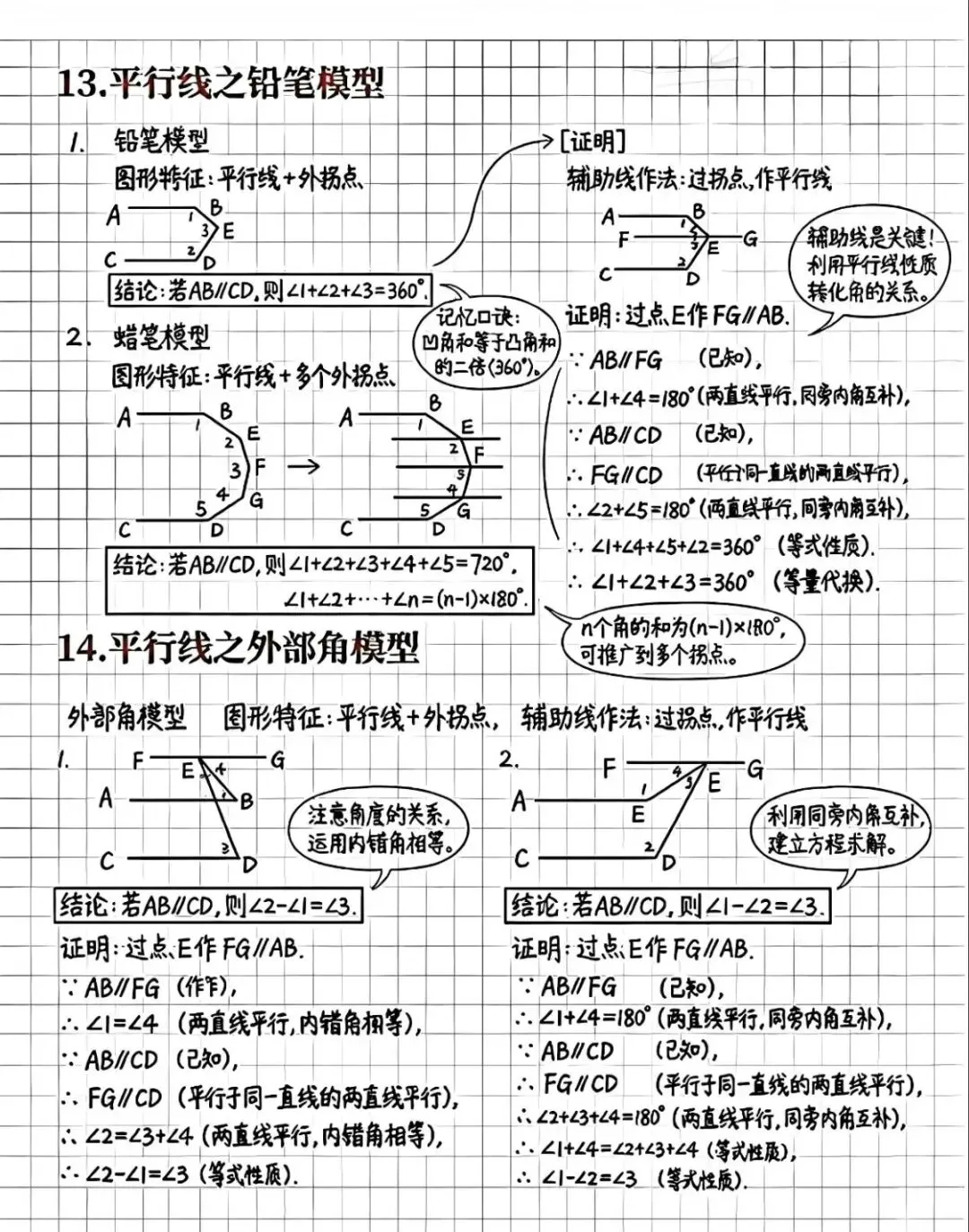 【决战中考】2026年中考相交线与平行线经典问题解析 第24张 【决战中考】2026年中考相交线与平行线经典问题解析 第24张