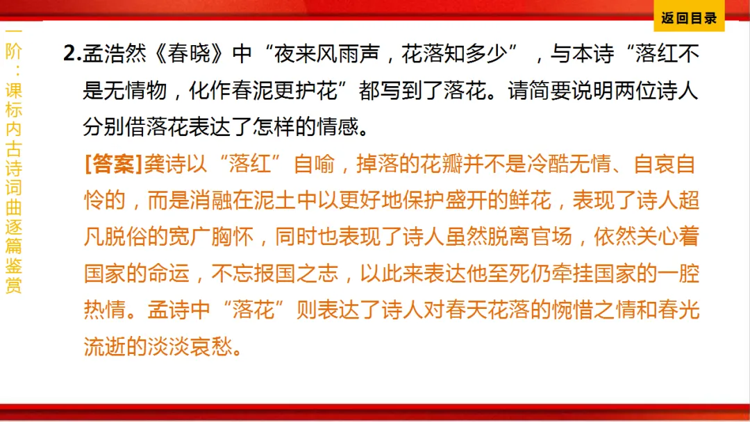 2026年中考语文第一轮复习 专题八《古诗词曲鉴赏》ppt 第81张