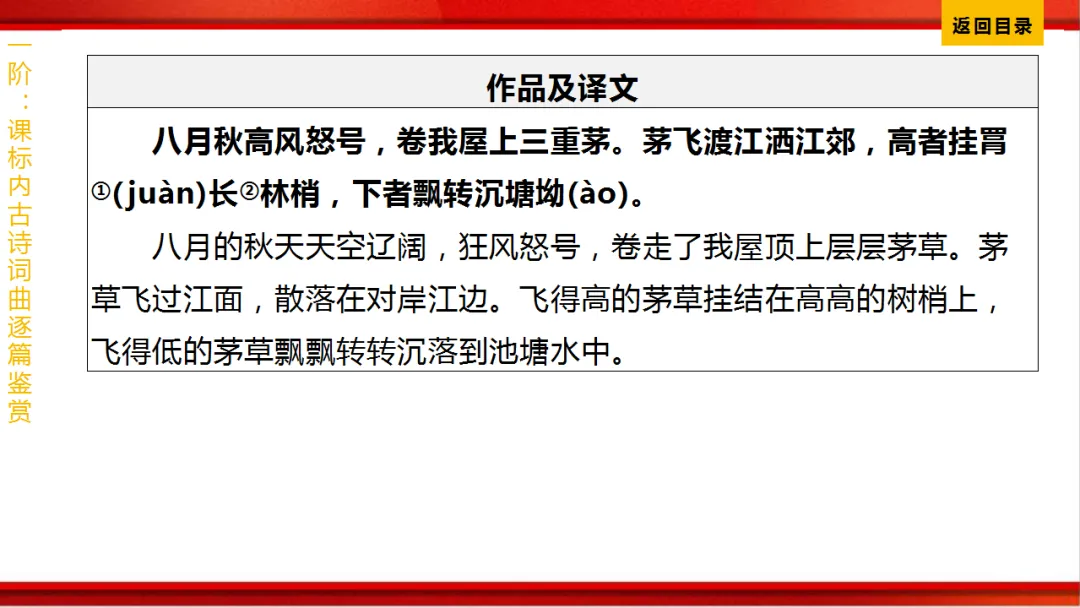 2026年中考语文第一轮复习 专题八《古诗词曲鉴赏》ppt 第175张