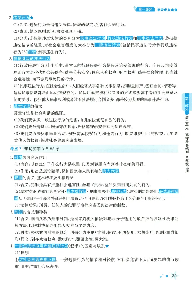 2026版道法《卷霸中考开卷速查》 第2张