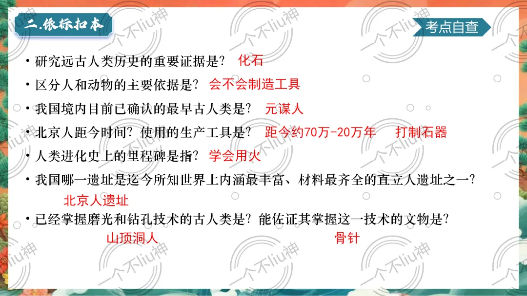 2026中考一轮-1史前时期:中国境内早期人类与文明的起源 第18张