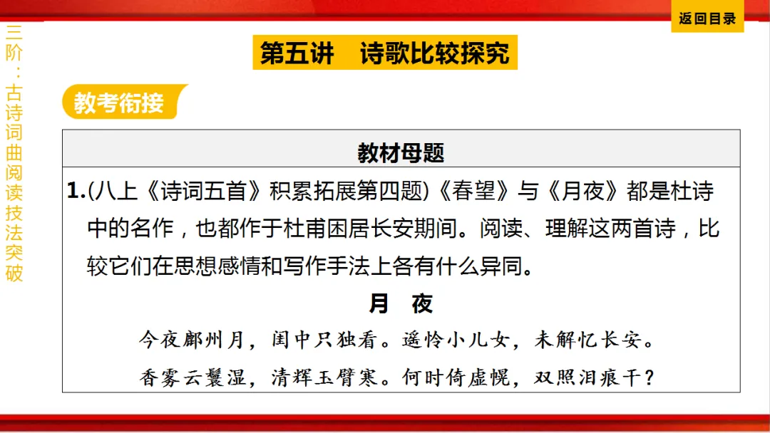 2026年中考语文第一轮复习 专题八《古诗词曲鉴赏》ppt 第394张