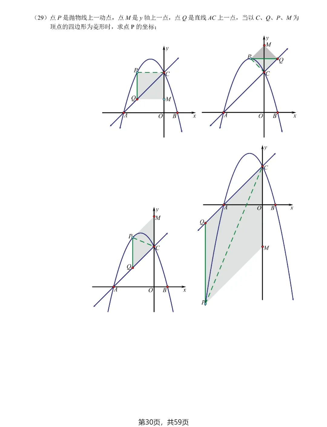 中考数学 | 二次函数与几何综合9大问题 第31张