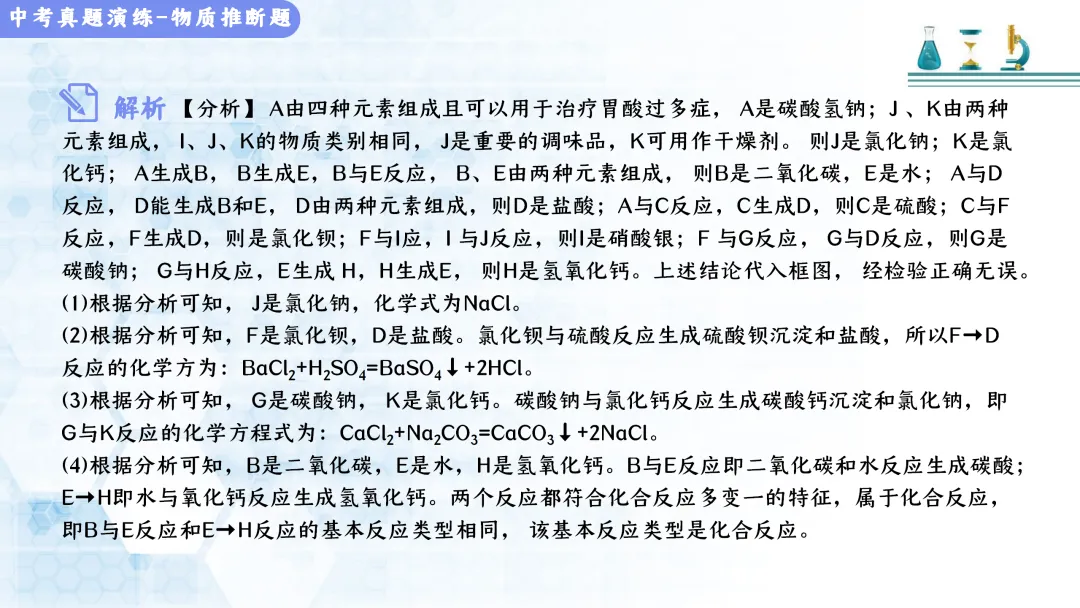 F513 决胜2026 中考化学 专项训练《专题训练--推断题 》课件PPT+教学设计Word 第25张