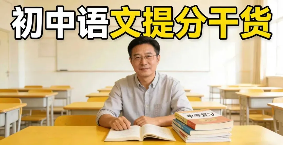 【关注专属福利】28 年教龄中考把关老师:初中语文不丢分的 28 个黄金公式,阅读作文直接套用 第1张