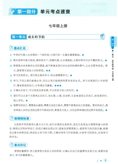 2026版道法《卷霸中考开卷速查》【无水印】 第1张 2026版道法《卷霸中考开卷速查》【无水印】 第1张