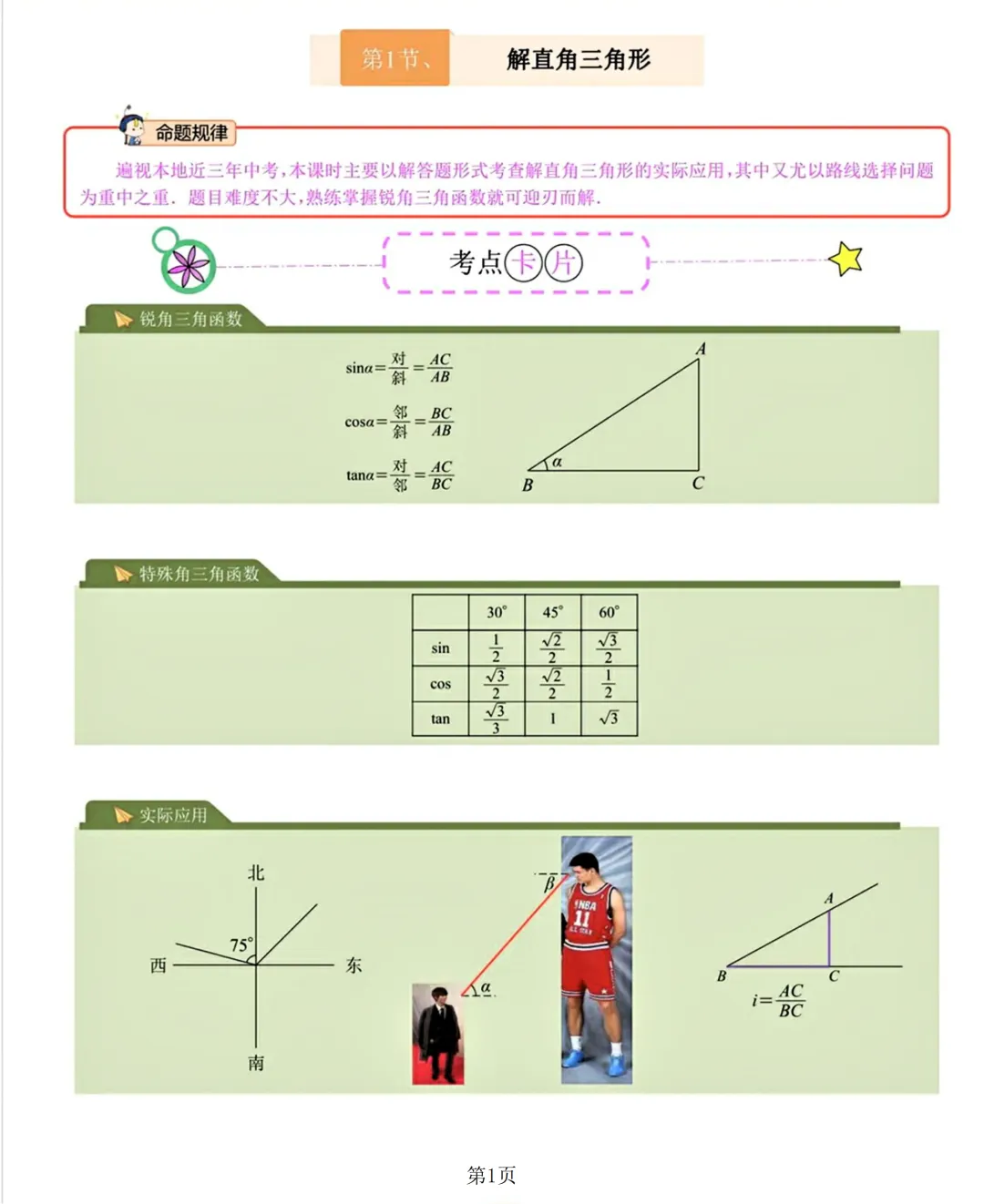 2026中考数学复习20讲 第2张 2026中考数学复习20讲 第2张