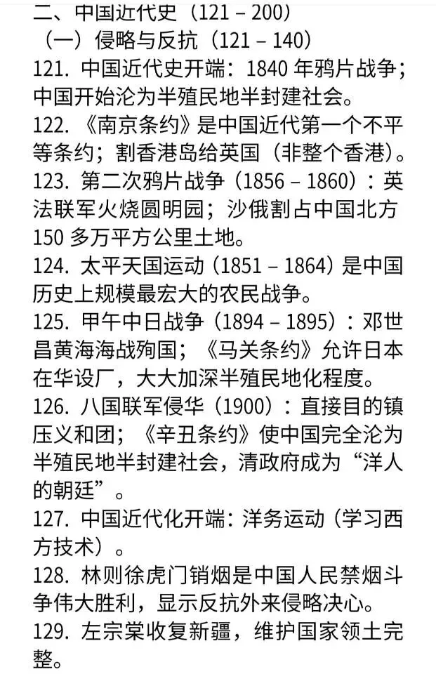 中考复习中国历史易错易混基础知识归纳和选择题各280例 第4张