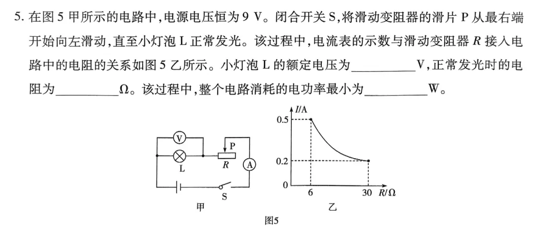 『Day 20』中考物理:《 功率问题》赏析 第1张