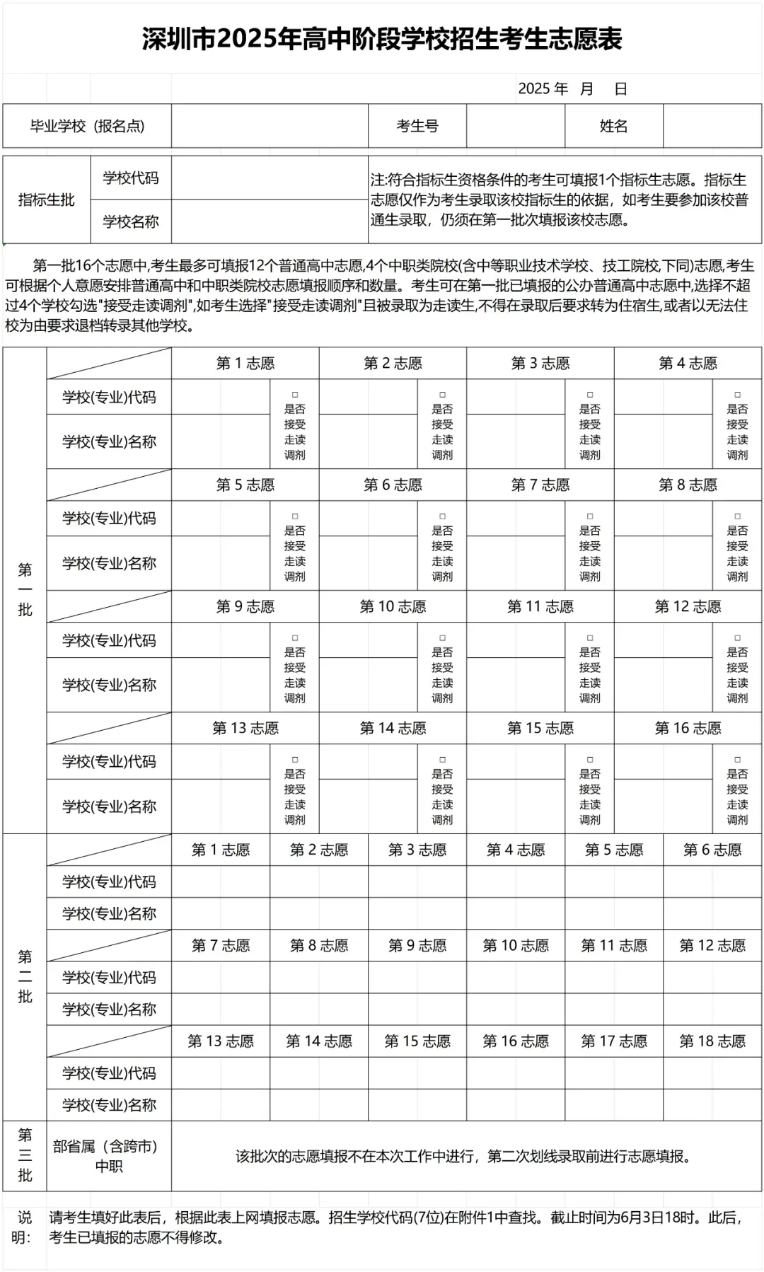 2026年3月-7月深圳中考大事件 第4张 2026年3月-7月深圳中考大事件 第4张
