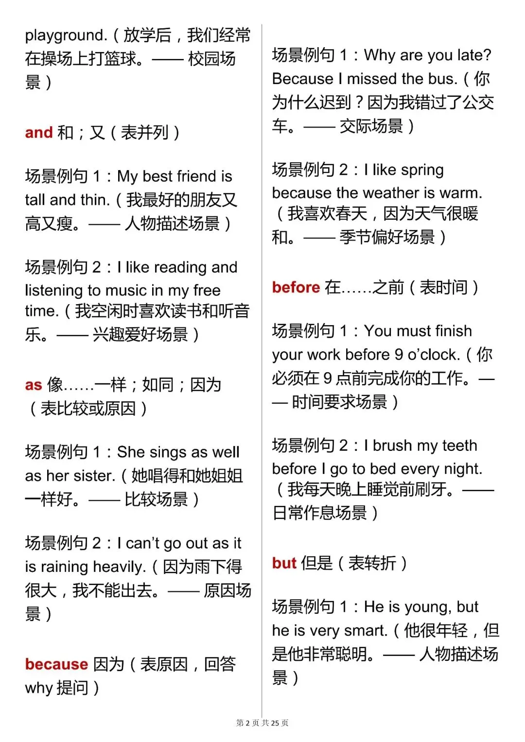 中考必背【初中英语必背 1000 高频词汇(场景化例句版)】,可打印 快收藏 第2张 中考必背【初中英语必背 1000 高频词汇(场景化例句版)】,可打印 快收藏 第2张