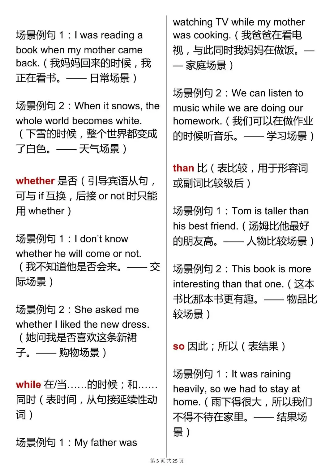 中考必背【初中英语必背 1000 高频词汇(场景化例句版)】,可打印 快收藏 第5张 中考必背【初中英语必背 1000 高频词汇(场景化例句版)】,可打印 快收藏 第5张