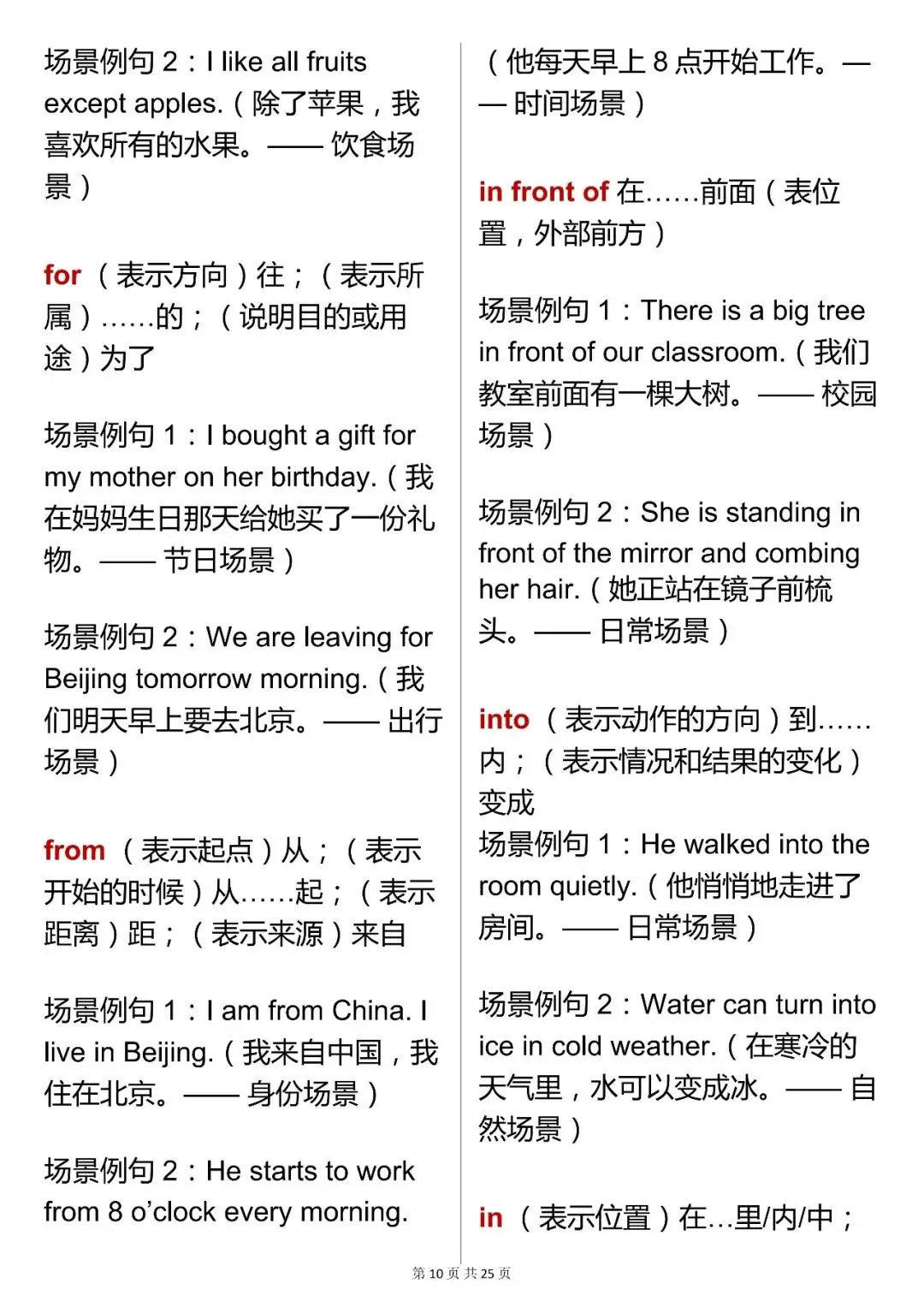 中考必背【初中英语必背 1000 高频词汇(场景化例句版)】,可打印 快收藏 第10张 中考必背【初中英语必背 1000 高频词汇(场景化例句版)】,可打印 快收藏 第10张