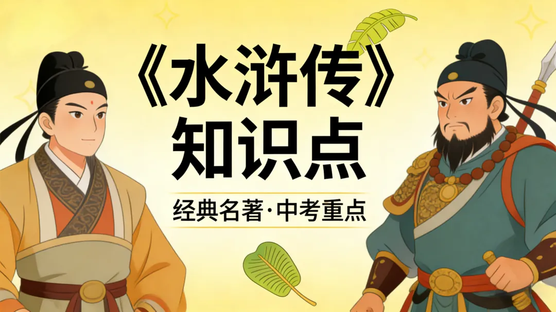 中考名著《水浒传》核心知识点 第5张