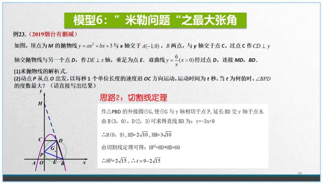 中考数学复习:看不见的圆 第48张