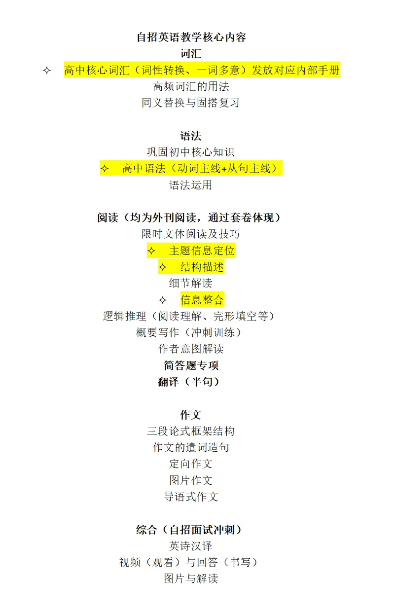 中考冲刺|2026九年级春季课程大纲请查收 第25张