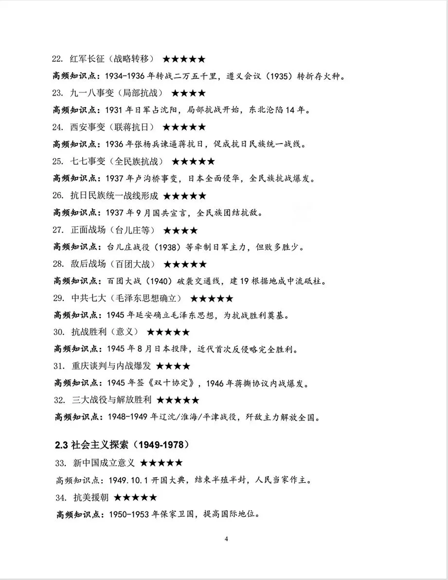 2026中考生一轮复习 | 上海中考历史1000个高频考点+26年备考策略 第12张