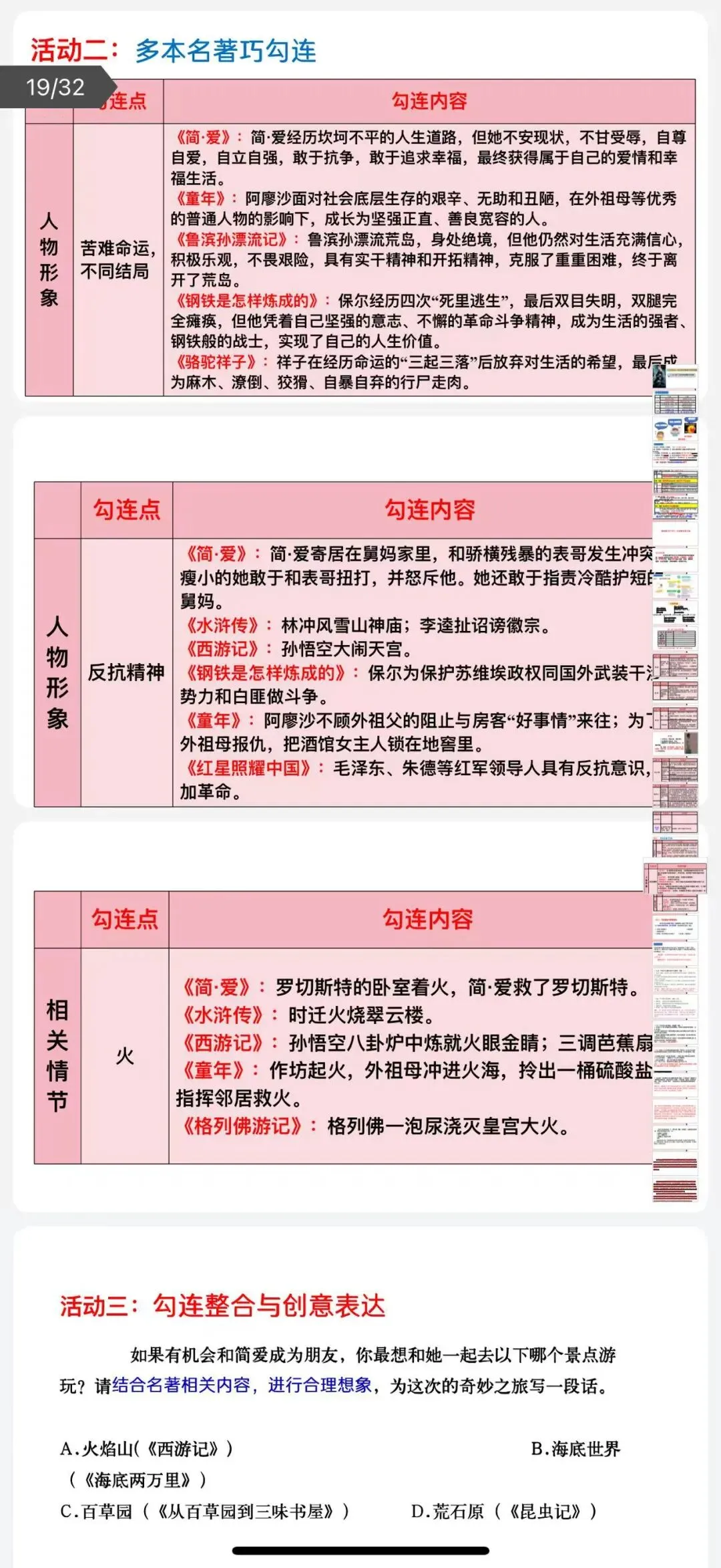 2026中考名著勾连整合复习,以《简爱》为例 第6张