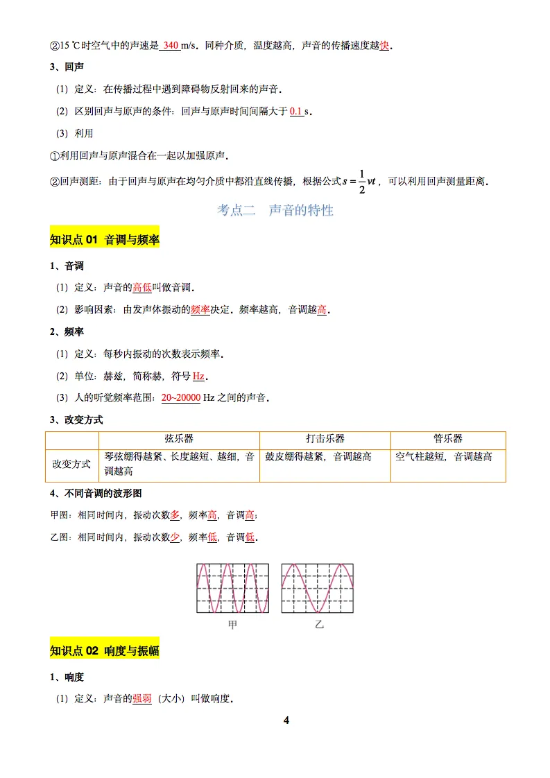 2025中考物理复习知识清单及训练题合集,记得要看! 第5张