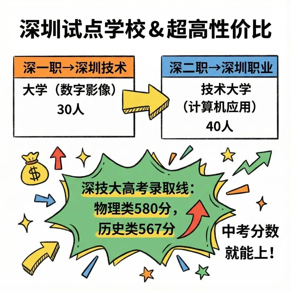 中考新出路?深圳“3+4”中本贯通详解 第2张 中考新出路?深圳“3+4”中本贯通详解 第2张
