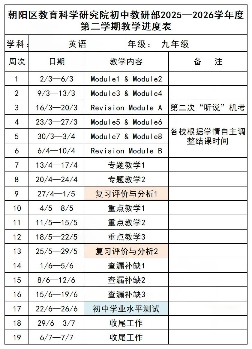 2026北京初三一模、二模、中考时间定了! 第1张