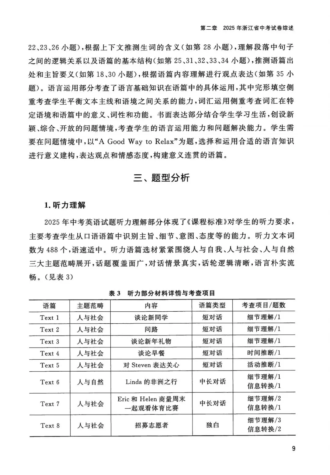 中考全科命题解析|2025年浙江省中考全科命题解析(考点分布·分值占比)(语·数·英·科·社) 第16张