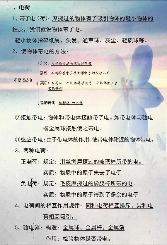 中考物理重难知识点大汇总 第18张