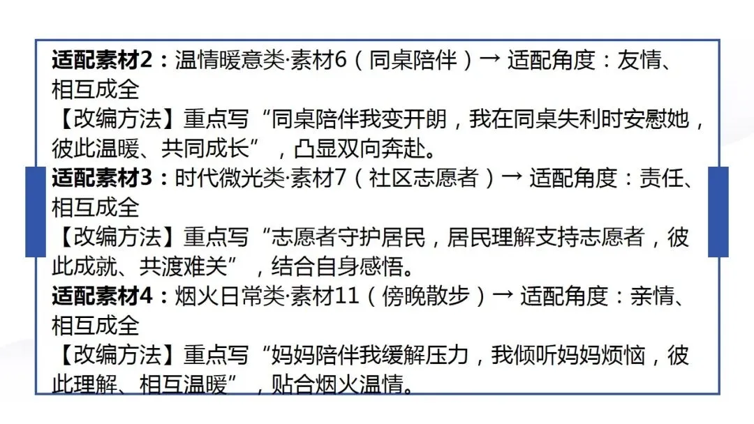 2026年中考语文作文专题:一题多材+一材多用 第16张