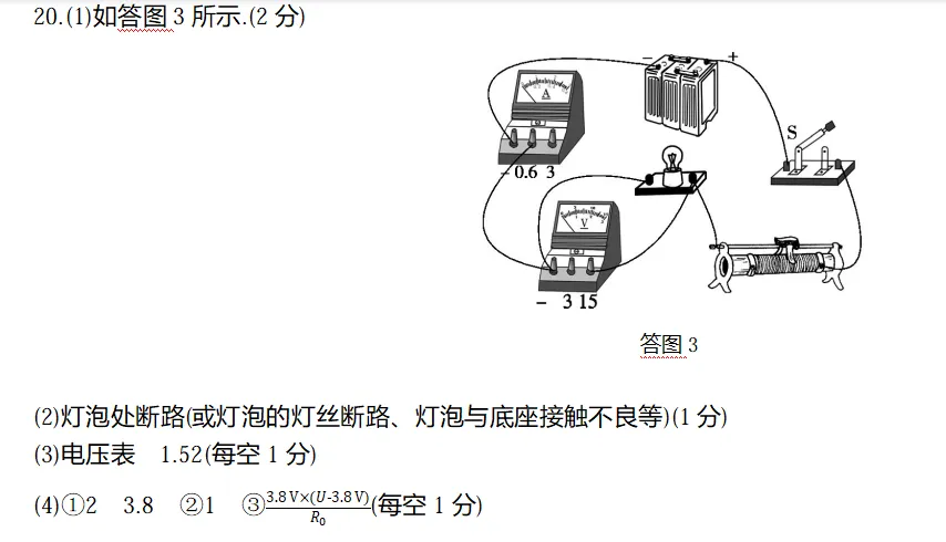 『Day 22』中考物理:《2013年真题测量小灯泡的额定功率》赏析 第4张