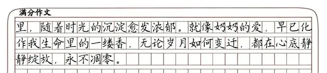 中考满分作文欣赏:《留在心底的芬芳》 第3张