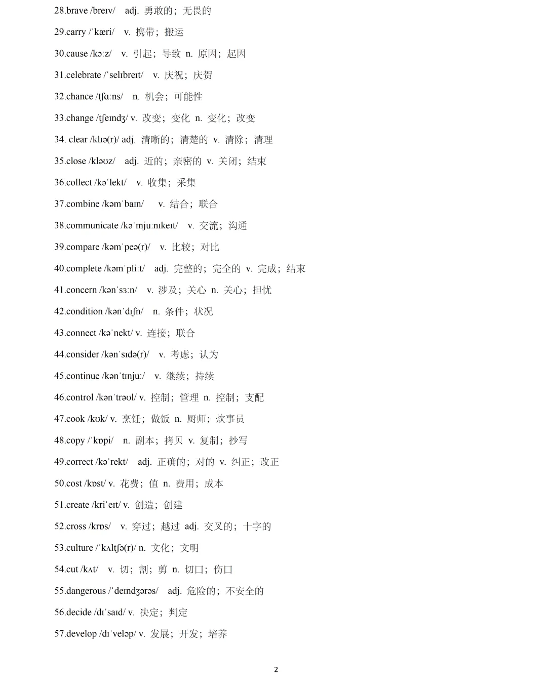 【中考英语】2026年上海中考英语一模词汇词组句型梳理:核心词汇335个&词组 第2张