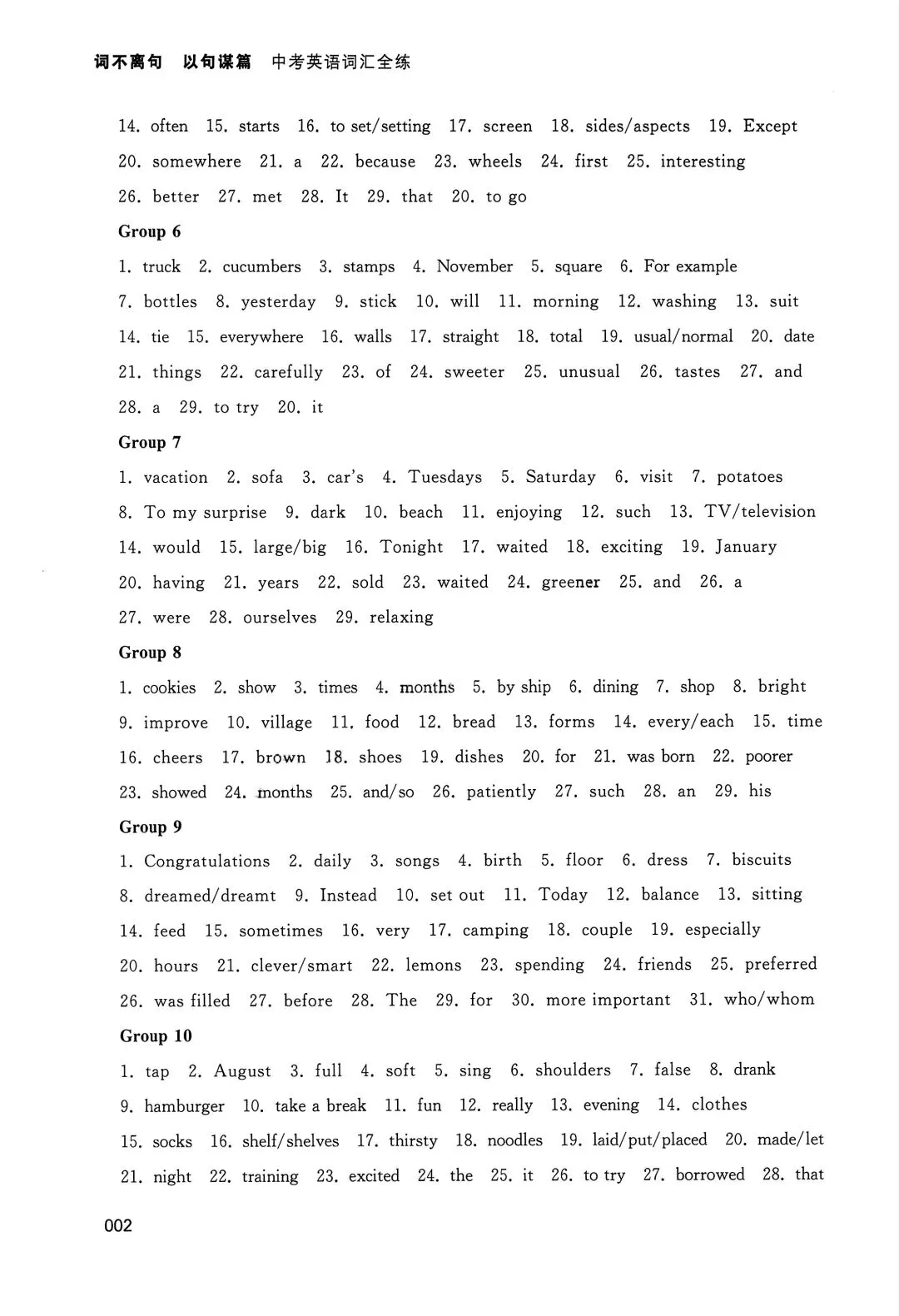中考英语词汇全练 第22张