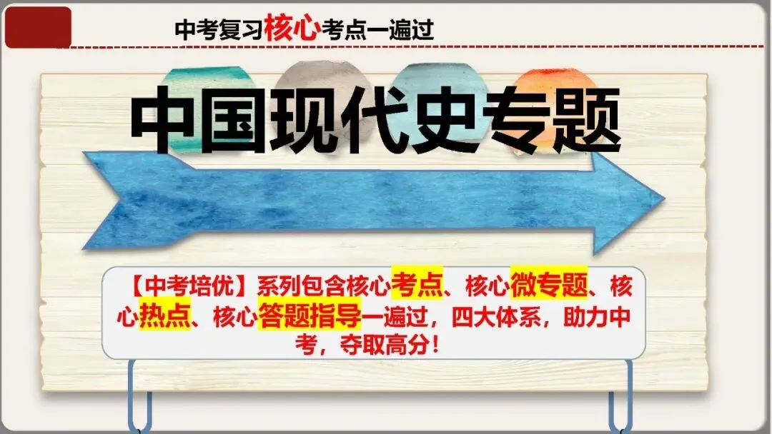 中考历史核心考点复习课件——中国现代史专题(八年级下册历史) 第3张
