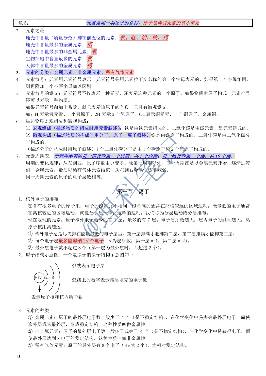 中考化学通读本,理科笔记精编版,每个月读2遍,致敬努力的自己 第17张