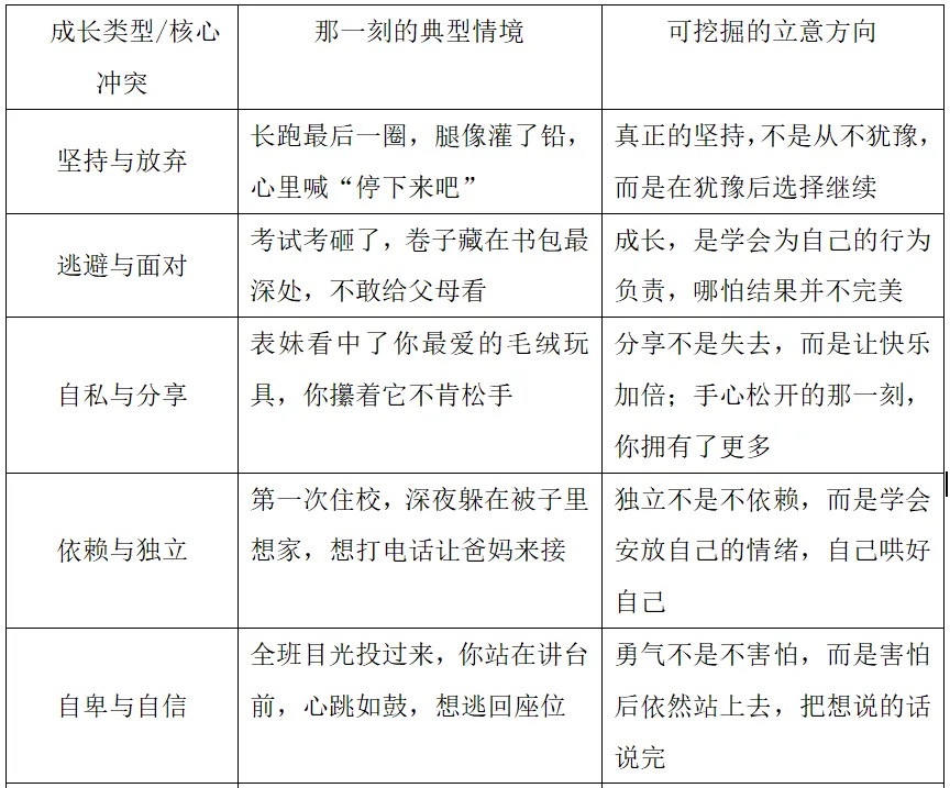 中考作文八大主题精讲(四):用“教学评一体化”叩开“内心成长”之门 第4张 中考作文八大主题精讲(四):用“教学评一体化”叩开“内心成长”之门 第4张