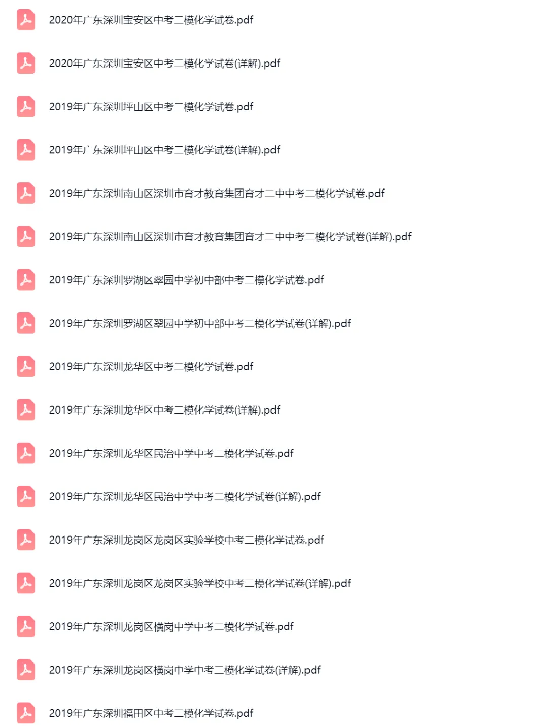 2019-2025年广东省深圳中考二模化学真题及答案解析 第7张 2019-2025年广东省深圳中考二模化学真题及答案解析 第7张