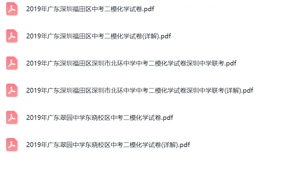 2019-2025年广东省深圳中考二模化学真题及答案解析 第8张 2019-2025年广东省深圳中考二模化学真题及答案解析 第8张
