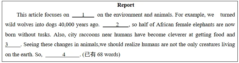 重庆中考英语新题型概要补全练习12 第1张 重庆中考英语新题型概要补全练习12 第1张