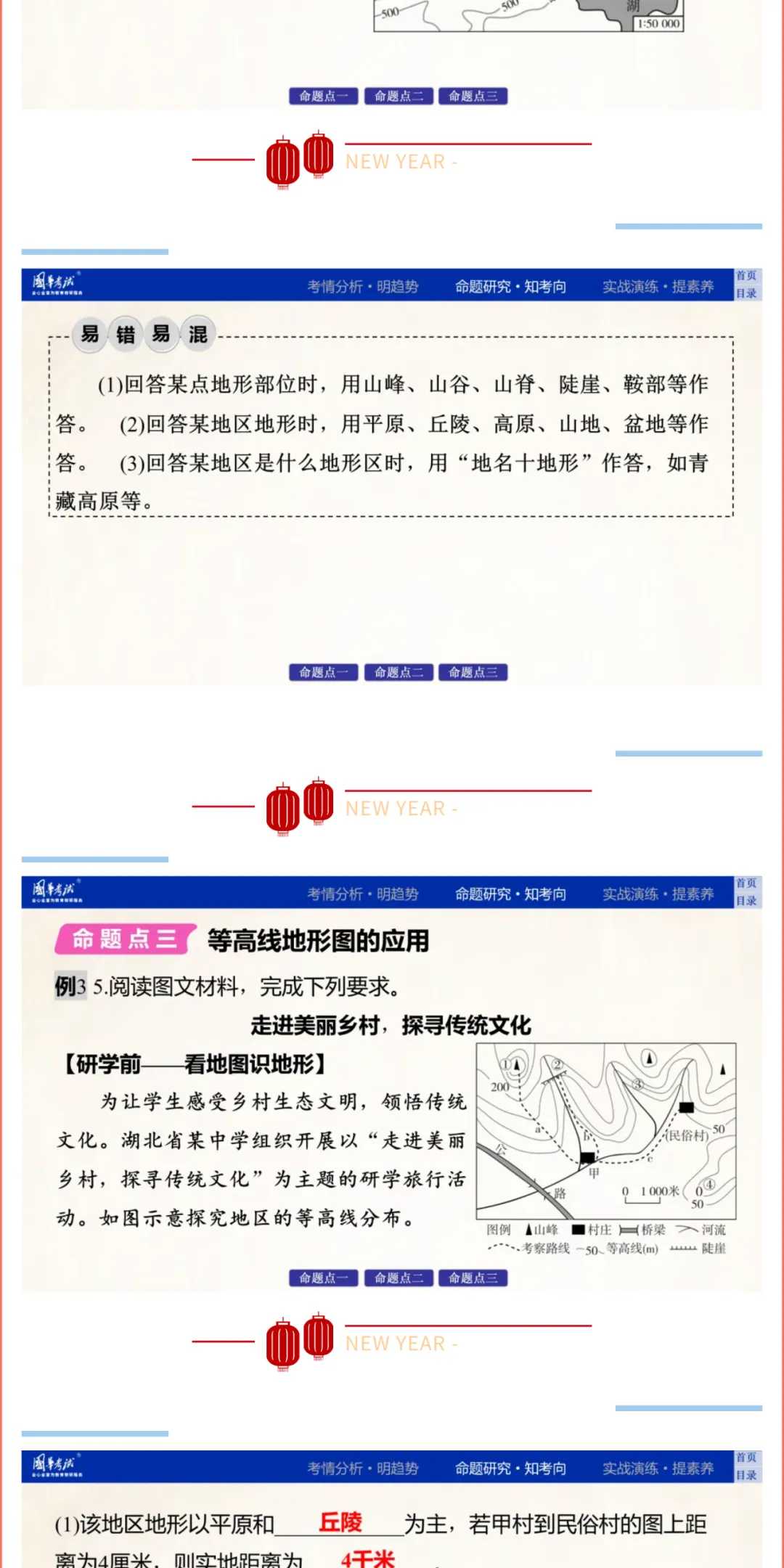 2026湖北版《解密中考• 地理》专题一 地球与地理工具 微专题2 地图 第7张