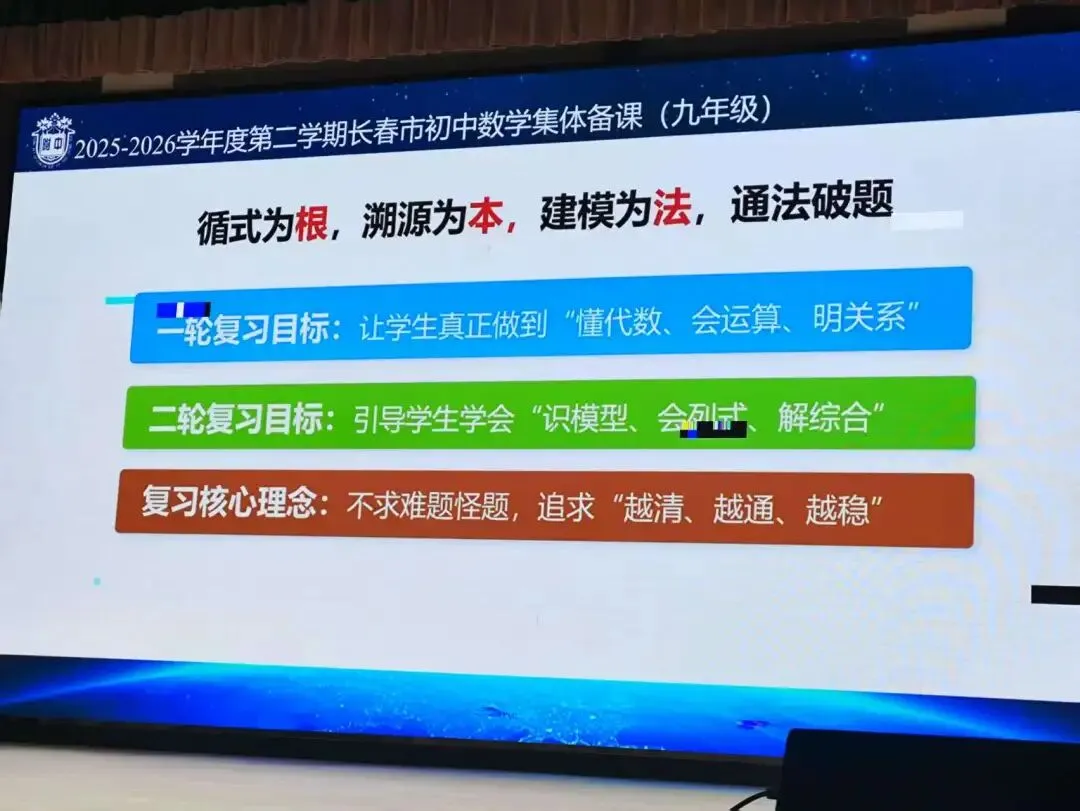 2026年长春市初三中考数学复习教研核心内容详细总结 第2张