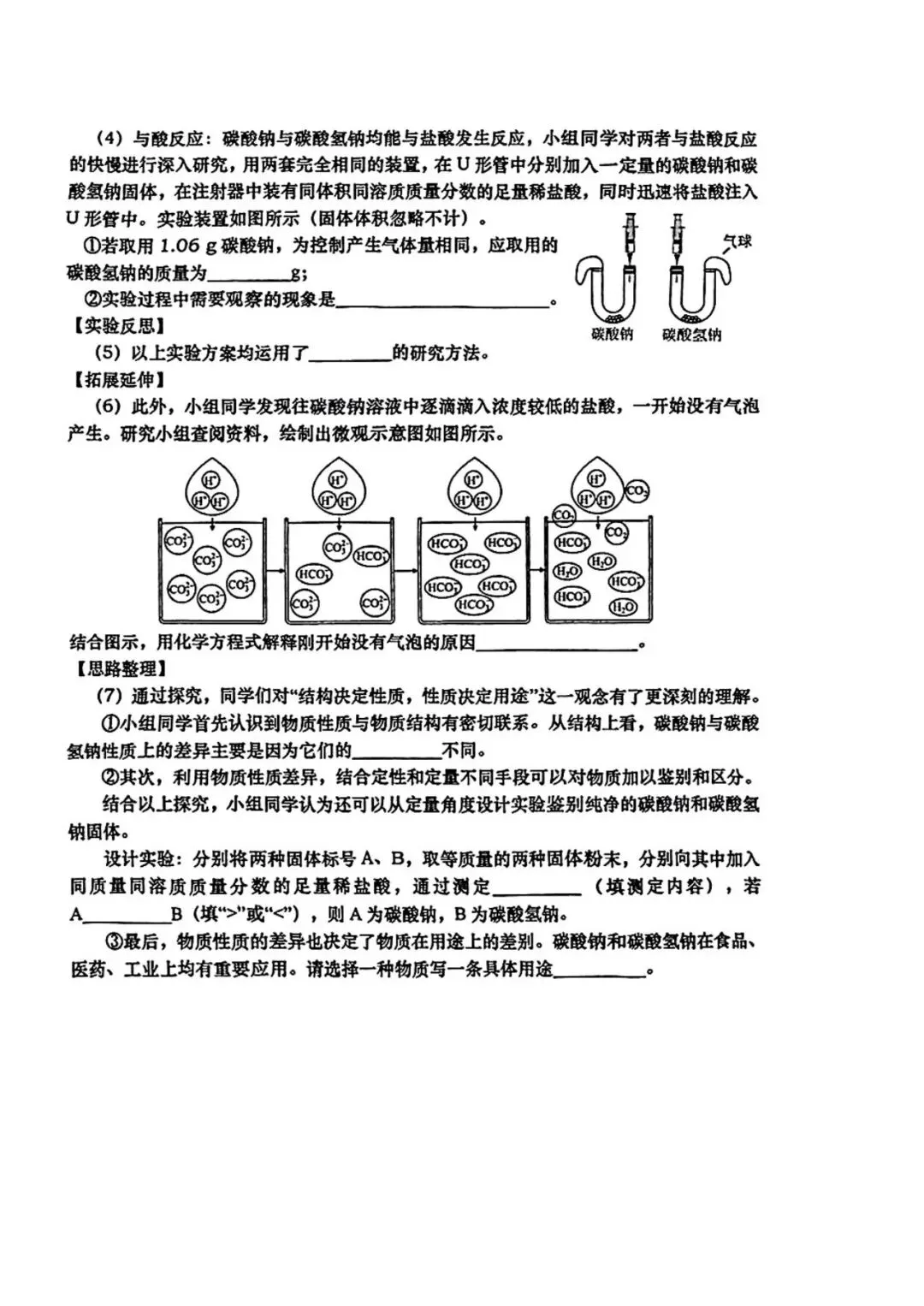 阿文中考第39套2025中考一模化学市北(含答案)无水印可下载 第8张