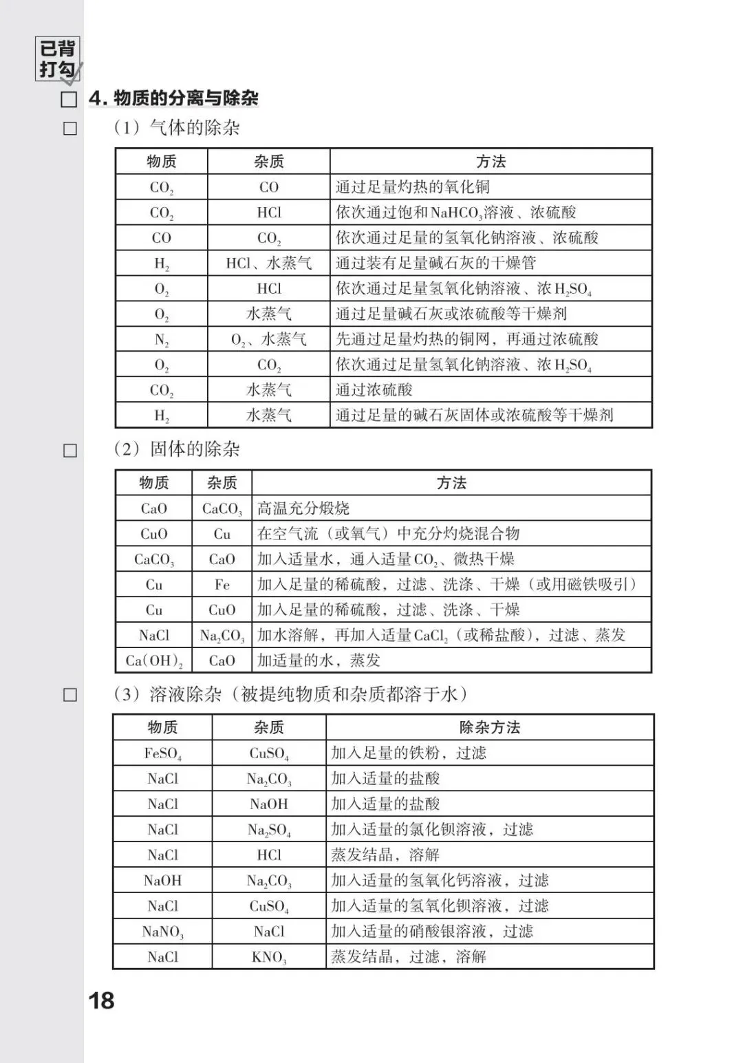 中考化学必备知识打卡 第19张