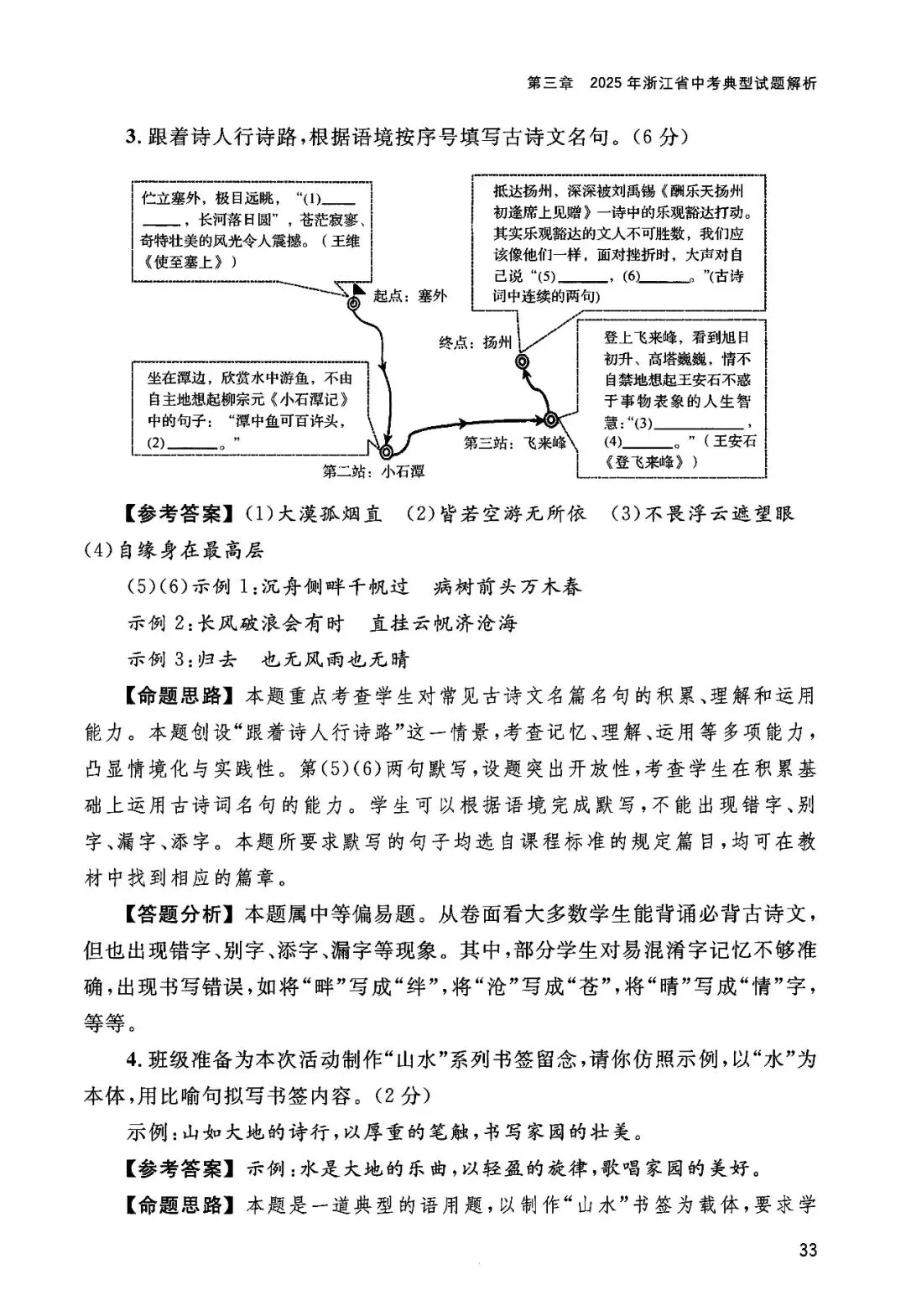 2025年浙江省中考【语文】命题解析 第40张 2025年浙江省中考【语文】命题解析 第40张