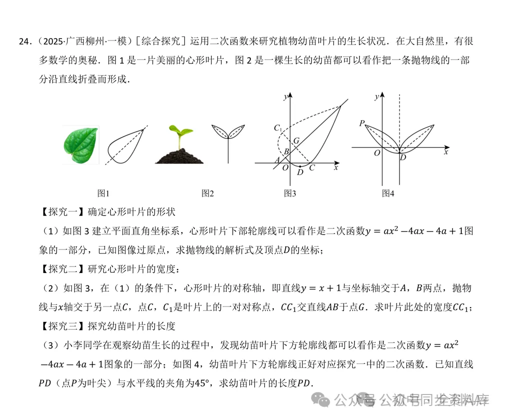 2025中考数学《情景分析题高频考点训练40题》全国通用 第9张