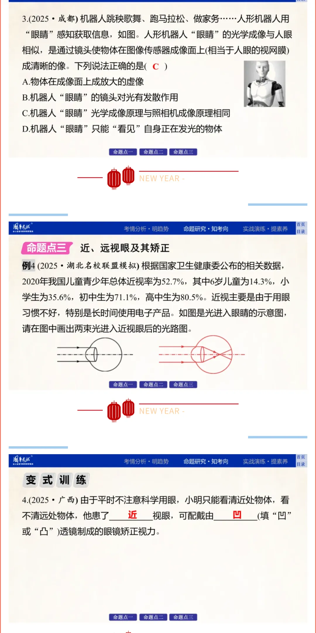 2026湖北版《解密中考• 物理》专题二 透镜及其应用 第8张