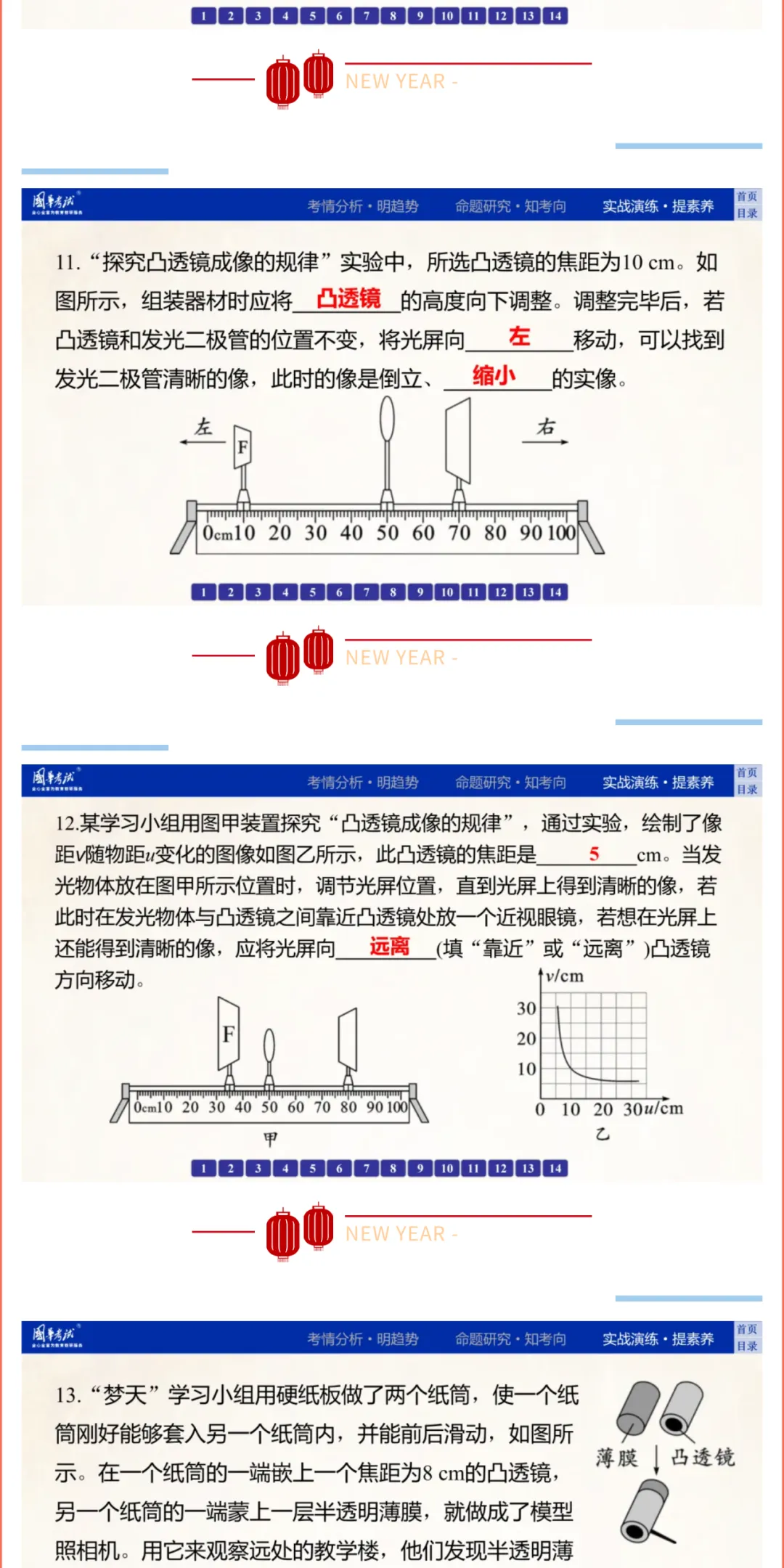 2026湖北版《解密中考• 物理》专题二 透镜及其应用 第13张