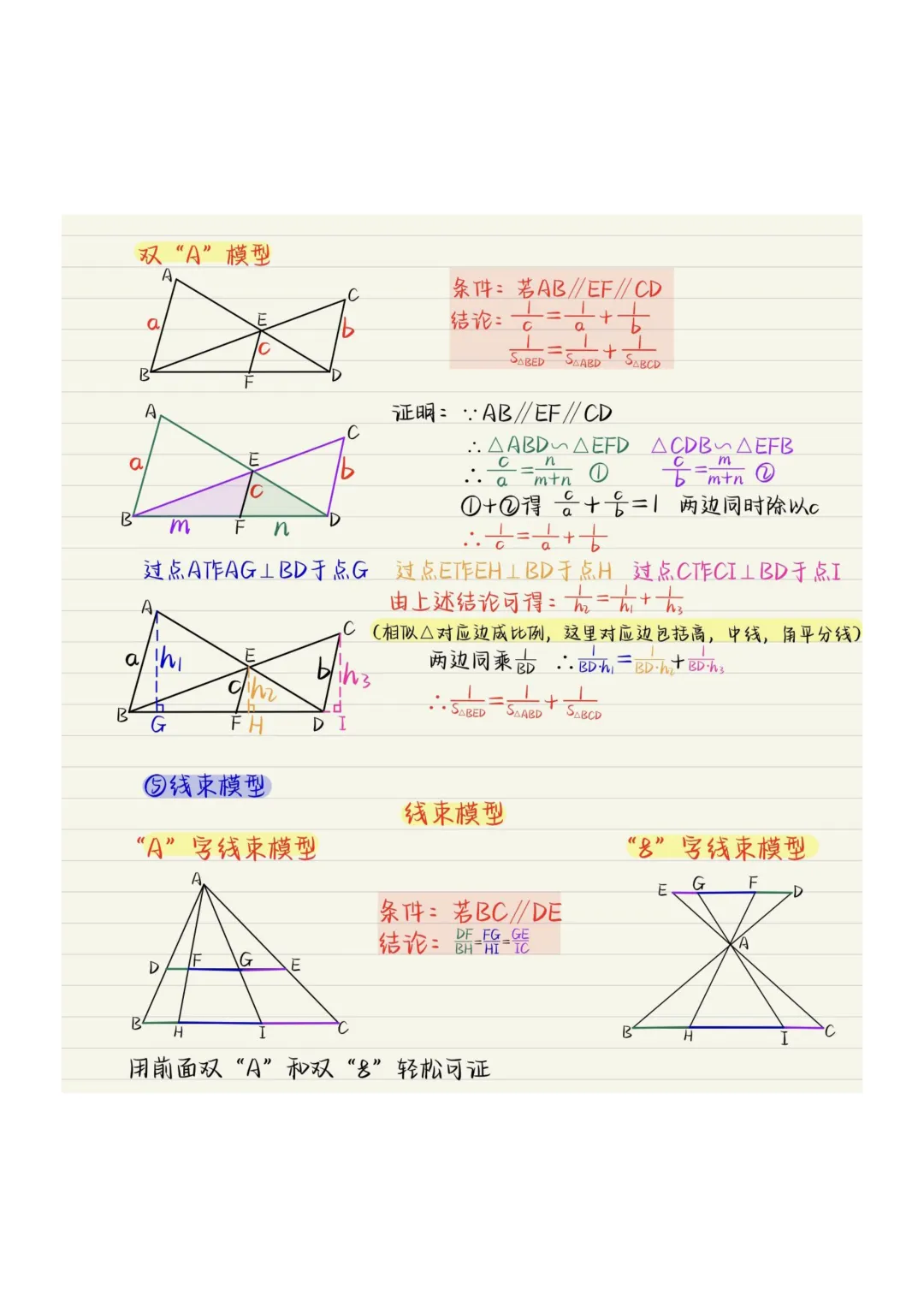 中考数学13个必考相似模型 第3张