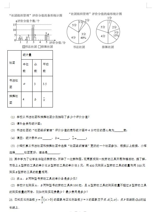 最贴近中考难度的一模真题!2025年历城、历下、市中、槐荫、天桥、高新初三一模真题及答案解析 第17张